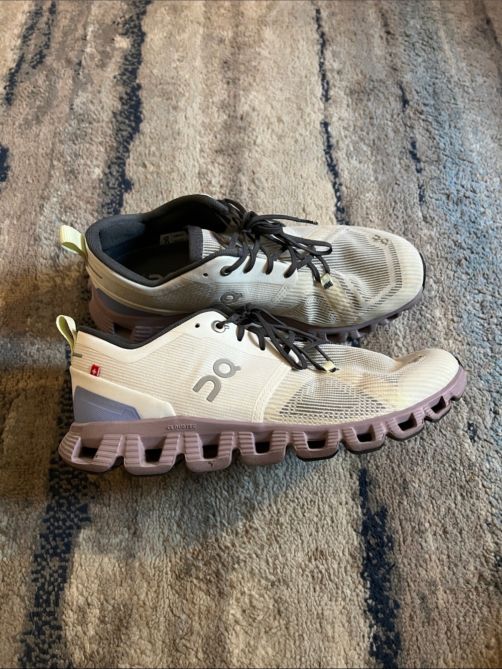 On sneakers